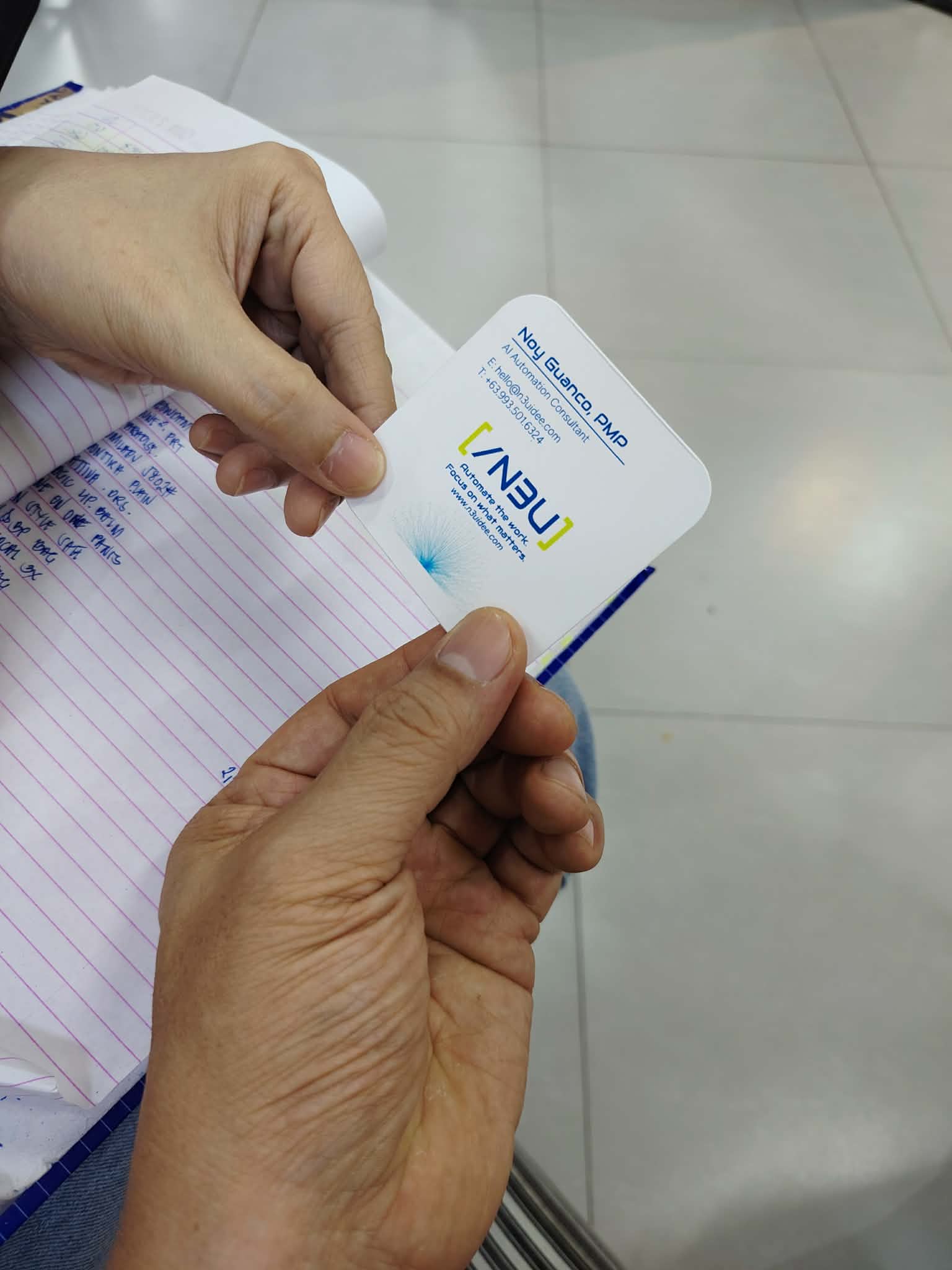 N3U business card
